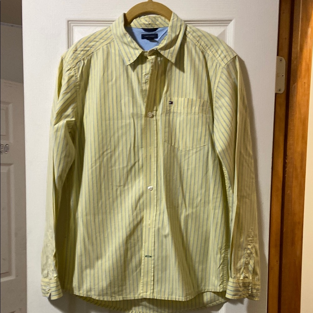 Tommy Hilfiger Yellow Striped Shirt